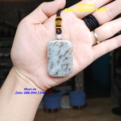 MẶT DÂY CHUYỀN VÔ SỰ BÀI NGỌC HOÀ ĐIỀN VÂN RÊU