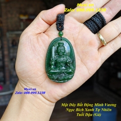 MẶT PHẬT BẢN MỆNH BẤT ĐỘNG MINH VƯƠNG NGỌC BÍCH XANH - HÀNG VIP