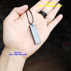 MẶT DÂY CHUYỀN VÔ SỰ BÀI NGỌC BÍCH ĐEN TỰ NHIÊN