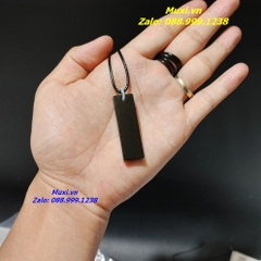 MẶT DÂY CHUYỀN VÔ SỰ BÀI NGỌC BÍCH ĐEN TỰ NHIÊN