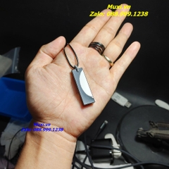 MẶT DÂY CHUYỀN VÔ SỰ BÀI NGỌC BÍCH ĐEN TỰ NHIÊN