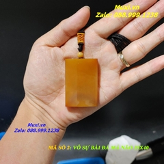 MẶT DÂY CHUYỀN VÔ SỰ BÀI ĐÁ MÃ NÃO ĐỎ CAM