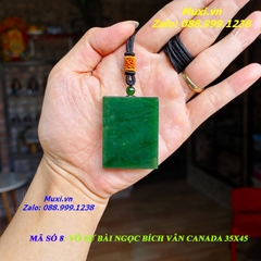 MẶT DÂY CHUYỀN VÔ SỰ BÀI NGỌC BÍCH XANH TỰ NHIÊN HÀNG VIP