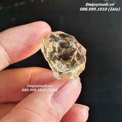 ĐÁ THẠCH ANH VÀNG PHA LÊ THÔ TỰ NHIÊN - Mẫu DT25