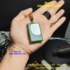 MẶT DÂY CHUYỀN VÔ SỰ BÀI NGỌC BÍCH XANH TỰ NHIÊN HÀNG ĐẸP CHO NAM