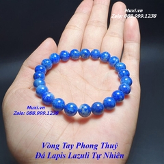 VÒNG TAY ĐÁ LAPIS LAZULI TỰ NHIÊN