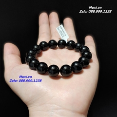 VÒNG TAY ĐÁ TOURMALINE ĐEN TỰ NHIÊN