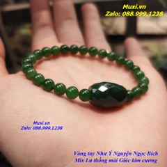 VÒNG TAY NHƯ Ý NGUYỆN MIX LU THỐNG - NGỌC BÍCH TỰ NHIÊN
