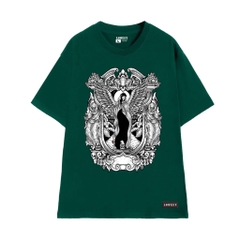Áo Tee cổ tròn nam nữ tay ngắn in hoạ tiết cổ đại LOWKEY đẹp K0008 - Form rộng vải cotton 2022