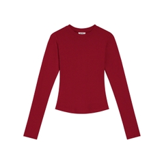 K5208 ÁO THUN BODY THẮT EO BORIP LẠNH COTTON TAY DÀI