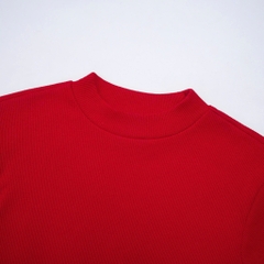 K5203 - ÁO THUN CỔ LỌ BASIC FORM ÔM BODY CHẤT VẢI THUN GÂN COTTON CO GIÃN MÁT
