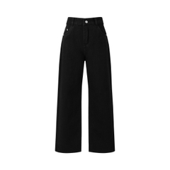 K2009 LOWKEY_QUẦN DÀI KAKI SUÔNG ỐNG RỘNG PHONG CÁCH BASIC NĂNG ĐỘNG