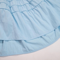 K5215 LOWKEY_ÁO HAI DÂY BABYDOLL TẦNG BỒNG XÒE VẢI DÙ NHĂN THOÁNG MÁT