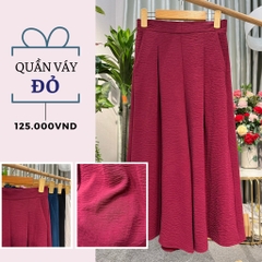 Quần váy đỏ