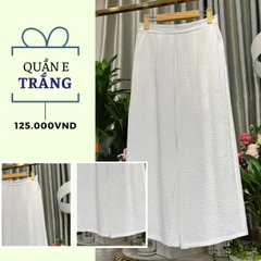 Quần E trắng
