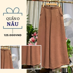 Quần O nâu
