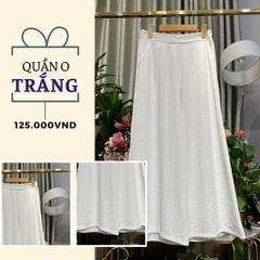 Quần O trắng