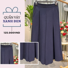 Quần váy xanh đen