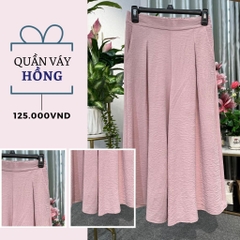 Quần váy hồng