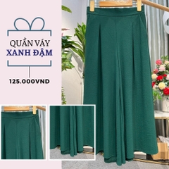 Quần váy xanh đậm