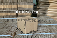 100 Hộp Carton 10x10x8CM