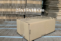 100 Hộp Carton 25x15x10CM