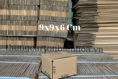 100 Hộp Carton 9x9x6CM