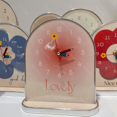 Tranh Đồng Hồ Bowny Clock Để Bàn Nhỏ Dễ Thương; Decor Góc Học Tập; Góc Làm Việc; Quà Tặng Độc Đáo Huyền My Decor DH-00386