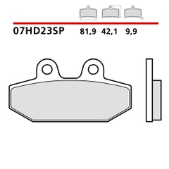 Bố thắng sau Harley Davidson Fat Boy/Bob, Low Rider, Glide 2018-20 - Brembo 07HD23