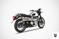 Pô Zard Triumph Bonneville T120 - Full Kit 2>2 High Mounted