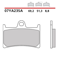 Bố thắng trước Brembo 07YA23 Yamaha R1/R6/MT09/MT10/XSR900