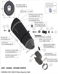 Pô Leovince Factory S Honda CB1000R/Neo Sport Slip On