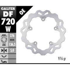 Đĩa sau Galfer DF720W 276x5mm 5 lỗ BMW R 1250 GS