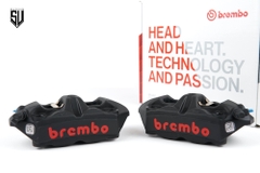 Cặp heo thắng Brembo M4 100mm Đen
