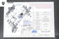 Bộ chảng ba IMA - Racing - BMW S1000RR 2019-22 Titan - FGR300