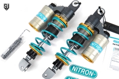 Phuộc sau Nitron Honda SH150 Italy R3 - Lò xo Xanh