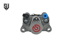 Heo Thắng Brembo P2.34 Xám Logo Đỏ