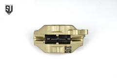 Heo thắng Brembo 4 piston đúc P4 30/34 màu vàng logo bạc