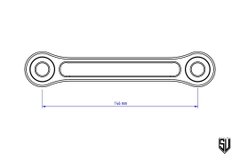 CNC Racing - Thanh hạ phuộc V4/ SFS V4