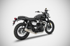 Pô Zard Triumph Street Scrambler 2017/19 - Full Kit 2>1 Conical