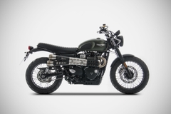 Pô Zard Triumph Street Scrambler 2017/19 - Slip On N.2 Silencers