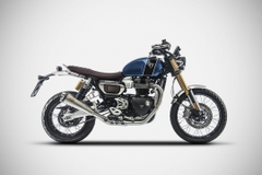 Pô Zard Triumph Scrambler 1200 - Full Kit  2>1 Low Mounted