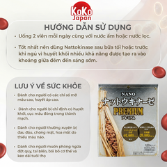 Thực phẩm bảo vệ sức khỏe NANO NATTOKINASE PREMIUM