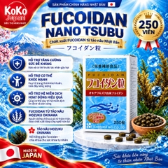 Viên uống Fucoidan Tsubu Nano 250 viên