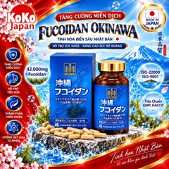 Fucoidan Okinawa 180 viên (Fucoidan Xanh) - Hàng Xuất Khẩu