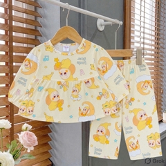 bé gái - babydoll tay dài lớn