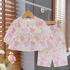 bé gái - babydoll tay dài nhỏ