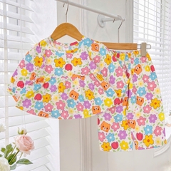 bé gái - babydoll tay dài lớn