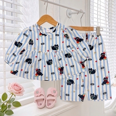 bé gái - babydoll tay dài nhỏ