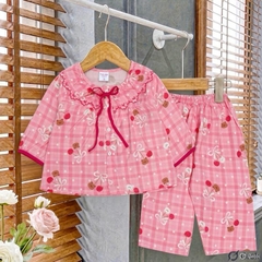 Bản sao của [xem kỹ bảng size] ĐỒ BỘ BÉ GÁI [13kg-46kg] Bộ tole tay dài quần dài cổ thêu - vải loại 1 [FREESHIP]